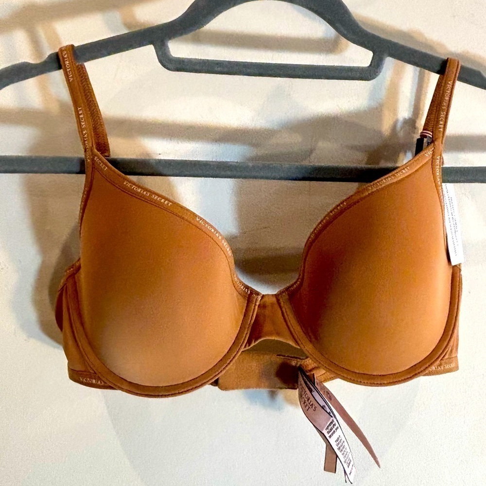 VICTORIA’S SECRET Sz 34C T-Shirt Collection Padded Adjustable Bavk Straps NEW